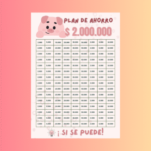 Descrubre el increible plan de ahorro programado: Junta $2 millones sin dificultad